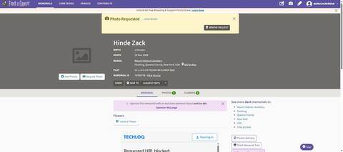 Original: findagrave hinde zack 75765778