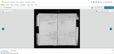Original: familysearch telsiai 1903 marriage register page